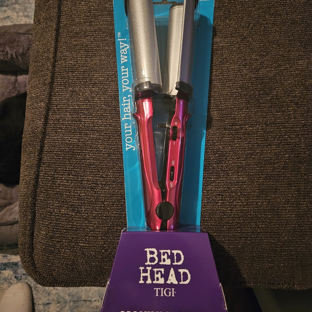 BedHead Pink and Silver Hair Curler